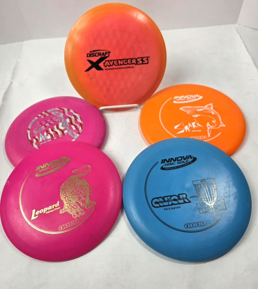 Discraft Magnet - X Avengers & Innova DIsc Golf Beginner Set - Lot of 5 Discs - Image 1 of 4