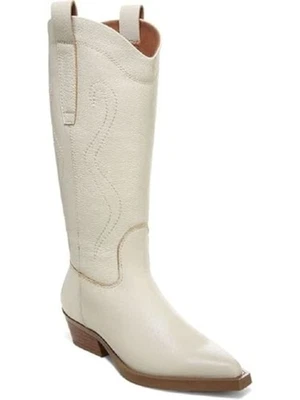 Botas de Vaquero FRANCO SARTO Mujer Masilla Beige Pull-Tabs Cuero Liandra 6.5 M Foto 1 de 3