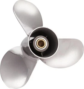 Solas Propeller 9 1/4 x 8 für Mercury 9,9 15 20 PS 3 Blatt 14 Zähne Edelstahl - Picture 1 of 1