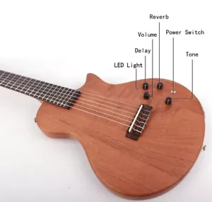elektryczna gitara klasyczna Cicha nylonowa struna podróżna przenośna wbudowany efekt - Zdjęcie 1 z 8