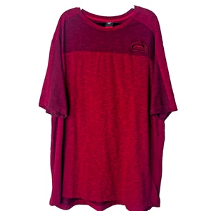 Ecko Unltd Burgundy/RED Logo Mens 4XB Short Sleeve T Shirt, vintage, SOFT - Picture 1 of 8