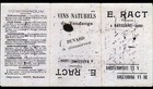 NARBONNE (11) Buvard : VINS CARIGNAN GARRIGUES "E. RACT" Tarifs au verso en 1901