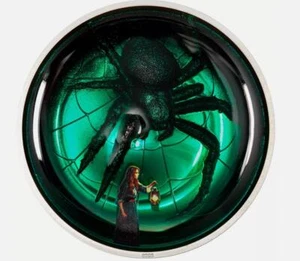 2025 Palau Phobias Arachnophobia Spider 2oz Silver Coin Box and COA - Picture 1 of 6