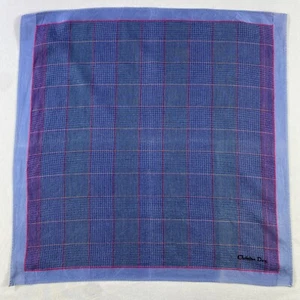 Vintage Christian Dior Handkerchief Neckerchief Bandana Pocket Square - Picture 1 of 5