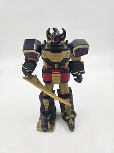 Mighty Morphin Power Rangers Dino Megazord 7" Action Figure Black & Gold - Picture 1 of 4