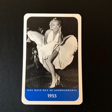 Marilyn Monroe 1998 Harenberg Das Quiz Des 20. Jahrhunderts #2074 (German Card)