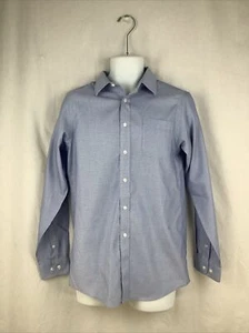 CLASS CLUB GOLD LABEL Checked Blue Button Up SHIRT BOYS KIDS SIZE 20 - Picture 1 of 10