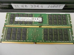Samsung 32GB RAM - DDR4 2Rx4 PC4-2400T ECC Reg. LRDIMM M393A4K40BB1-CRC0Q - Photo 1/3