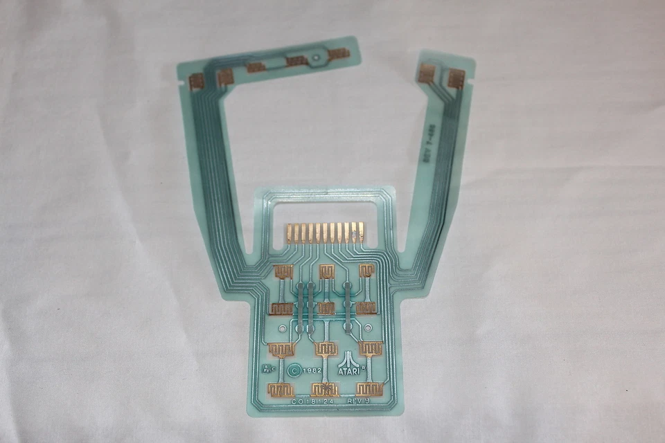 NEW GOLD UPGRADED REV 9 MYLAR FLEX CIRCUIT ATARI 5200 JOYSTICK CONTROLLERS CX52 - Image 1 of 1