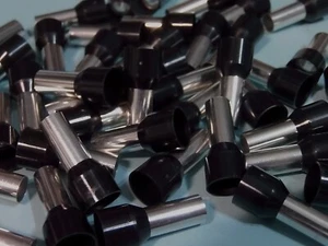 25 X 25MM X 16MM INSULATED BOOTLACE FERRULES FOR 25MM CABLE (CORD END CRIMPS) - Picture 1 of 2