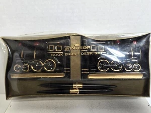 JUEGO DE SUJETALIBROS/PLUMA DE CERÁMICA PARA LOCOMOTORA WINDSOR EN CAJA - Imagen 1 de 2