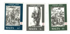 VINTAGE CLASSICS - Malta 544-6 - Albrecht Durer Paintings - Set of 3 - MNH - Picture 1 of 1