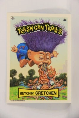 Trash Can Trolls 1992 Trading Card Sticker #2a Retchin' Gretchen L018962 - Image 1 of 2