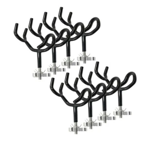 8PCS Sure Grip Steel 20 Degree Angle Rod Holder for Fishing Boat Rod Pod Marine - Picture 1 of 8