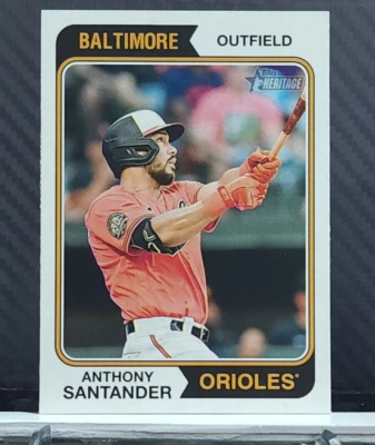 Anthony Santander 2023 Topps Heritage #107 - Orioles - Image 1 of 2