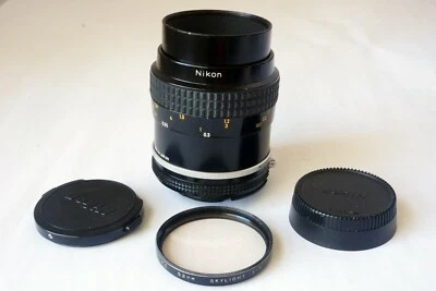 Lente de enfoque manual Nikon Micro Nikkor AI 55 mm 1:3,5 buen estado de funcionamiento Japón Foto 1 de 4