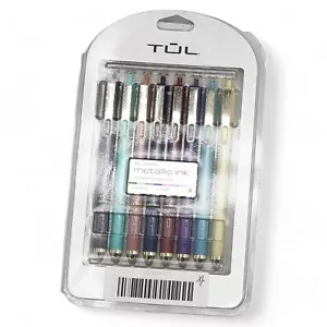 Plumas de gel retráctiles TUL Metallic Brights (paquete de 8) - Imagen 1 de 3