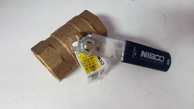 NIBCO NL9502D T-580-70-UL VÁLVULA DE BOLA 2 PIEZAS, 2 IN Roscado Foto 1 de 4