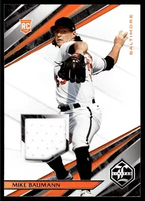 2022 PANINI LIMITED JERSEY Mike Baumann Rookie Baltimore Orioles #151 R119 - Image 1 of 2