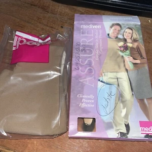 Pantimedias Mediven Assure 20-30 mmHg Medical Comp beige punta abierta XXL 13805 NUEVAS EN CAJA - Imagen 1 de 2