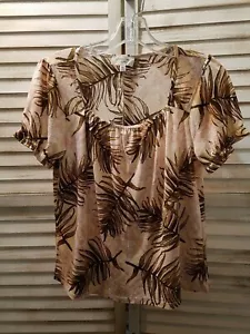Exclusive One Damen Bluse Größe Small Petite Stretch Kurzarm Pullover - Bild 1 von 10