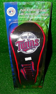 MINNESOTA TWINS DRIVER 3 5 7 HOLZ HEADCOVER OFFIZIELL LIZENZIERT MLB NEOPRENE - Bild 1 von 3