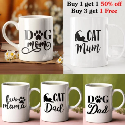 ANIMAL Cat Dog Mum Dad Mug 11oz Gift Mug Tea Mug Coffee Cat Mug Personalised Dog CatMug