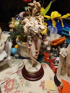 Giuseppe Armani Loving Arms 0880-E Figurine Mother & Baby Love EUC Italy 7325 - Picture 1 of 7