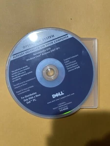 Dell Windows Vista Business Reinstallation DVD CD 32bit SP1 - Photo 1/1