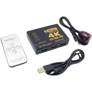 3 Port Mini HDMI Switcher Splitter 4K*2K 3D 3-in-1 HDMI Switch Selector IR Hub - Afbeelding 1 van 6