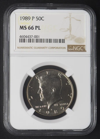 1989-P Kennedy Half Dollar NGC MS66 PL 50C - COINGIANTS Cover