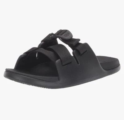 NEW Chaco Chillos Sport Kids Boy Girl Sport Sandals Black Slip On Slides Shoes 4 - Image 1 of 4
