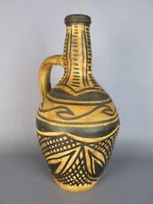Vase Terrakotta Amphore Abbildung Handbemalte Hand Verzierung Vintage Xx Sec