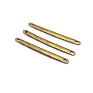4, 20 or 50 BULK pcs Flat Bronze Bar Connectors - US Seller - BR1270 - Picture 1 of 4
