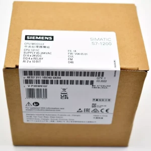 New Siemens 6ES7211-1BE40-0XB0 SIMATIC S7-1200 CPU Module6ES7 211-1BE40-0XB0 - Imagen 1 de 4