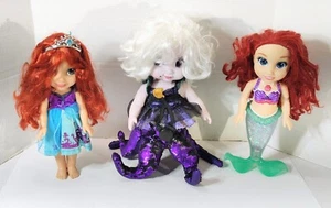 Disney Animators' Collection Special Edition 16" Little Mermaid & Ursula Dolls - Picture 1 of 8