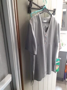 Women's Christian Marcus Direct, Grey Blouse, Shoulder Pads, Size 20 - Picture 1 of 12