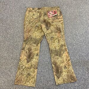 Mossy Oak MD Brush Pattern Camouflage Women's Straight Leg Pants Size 18 NWT