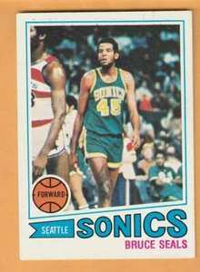 Bruce Seals Seattle Supersonics 1977-78 Topps #113 New Orleans Louisiana 11F - Picture 1 of 2