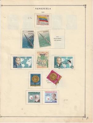 Venezuela Mint & Used Collection on 13 Pages 1963-1970 - Image 1 of 4