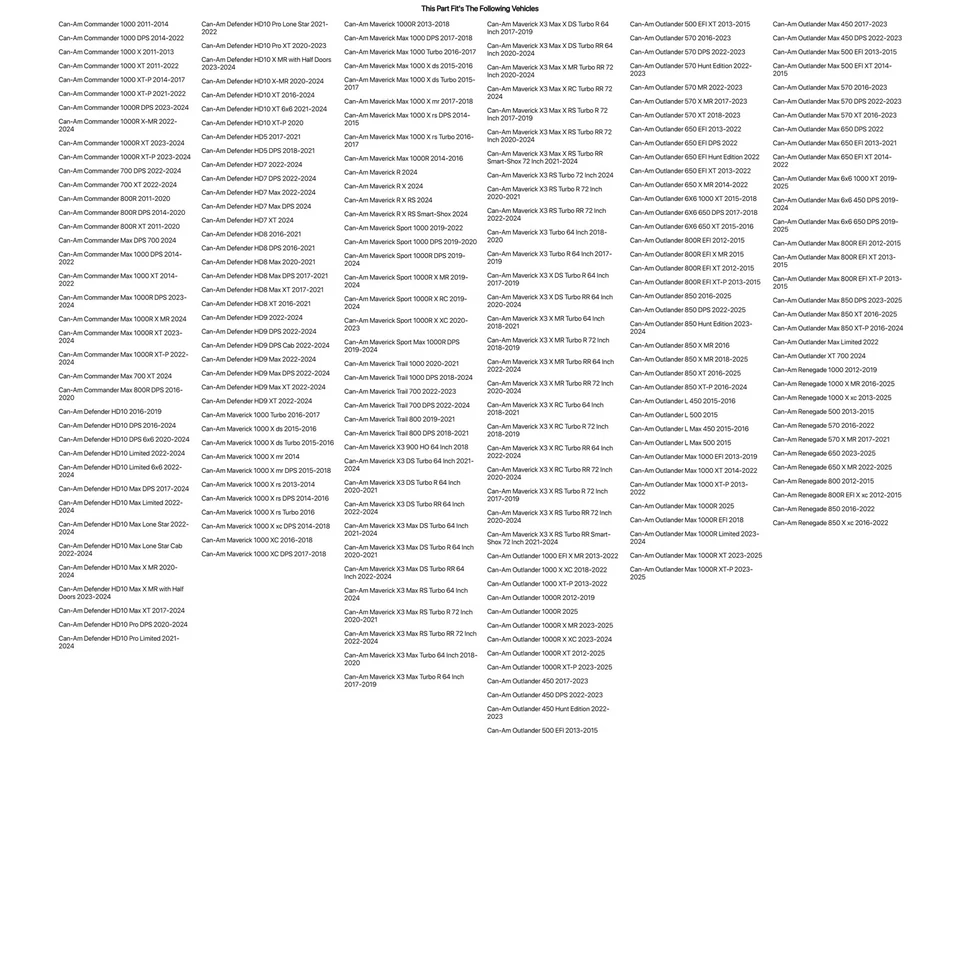 Kit de rótula Tusk SYZ-1042BJ para CAN-AM Outlander L 450 2015-2016 Foto 1 de 4