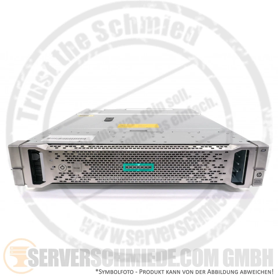 HP 19" D3700 Storage 25x 2,5" SFF HDD SSD 2x JBOD 12G SAS Controller QW967 QW967 - Bild 1 von 4