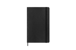 Limited Edition Notebook Vegea, Large, Ruled, Black Boa, Soft Cover (5 x 8.25) - Picture 1 of 6