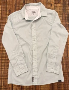 Cabelas Shirt Womens M Button Up Long Sleeve Roll Tab Vented Fishing Teal - Picture 1 of 15