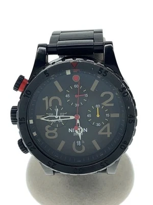 NIXON THE48-20 Analog Wristwatch Large Face Excellent JAPAN - Image 1 of 4