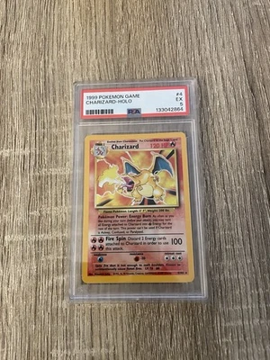 Charizard 004/102 Base Set Holo PSA 5 - Image 1 of 2