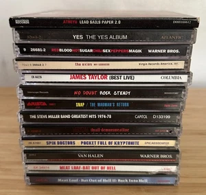 Vintage 14x CD Album LOT! Danzig, Van Halen, Meat Loaf, Steve Miller RHCP  rock - Picture 1 of 15