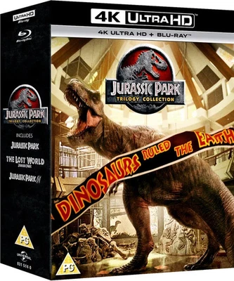 Jurassic Park Trilogy 4K Ultra HD + Blu-Ray - Image 1 of 2