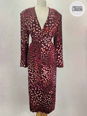 Dries Van Noten Dohana Belted Midi Dress UK 8 Brand New Authentic RRP £1370 - Image 1 of 4