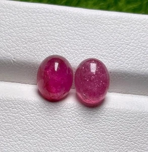 Maravilloso cabujón de turmalina rosa 100 % natural de 5,16 quilates - Imagen 1 de 2
